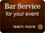 Bar Service for your event: Learn more